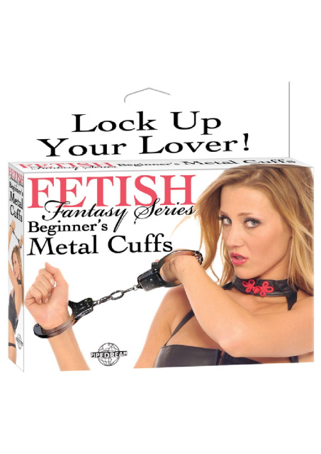 Наручники Fetish Fantasy Beginner Metal Cuffs (сріблястий)