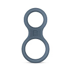 Кільце ерекційне Boners Classic Cock & Ball Ring, 10,5 см (сірий)