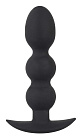 Korek analny Orion Black Velvets Heavy Beads, 13,3 cm (czarny)