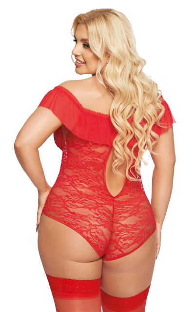 Боді SoftLine Kamila, 3XL (червоний)