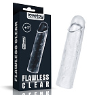 Насадка на пенис  LoveToy Add 1 Flawless, 15,5 см (прозрачный)