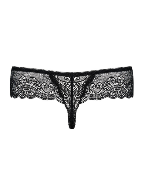 Стринги Obsessive Miamor, S/M (черный)
