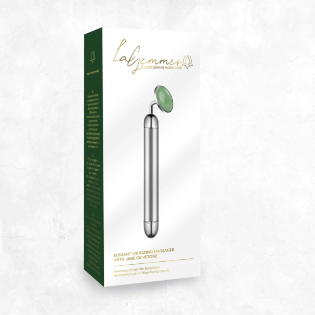 La Gemmes Lay-On Vibrator Jade -, Zielony, 15 cm