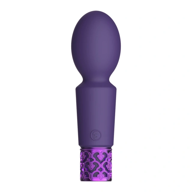 Vibromassager Royal Gems Brilliant, 12 cm (fioletowy)