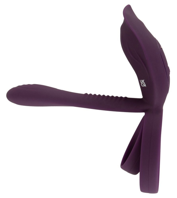 Couples Choice Couple's Vibrator 2 - Pierścień erekcyjny, Fioletowy, 11.2 cm
