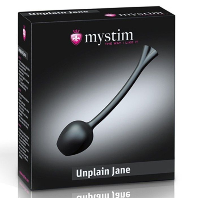 Kulki dopochwowe Mystim Unplain Jane, 14,3 cm (czarne)