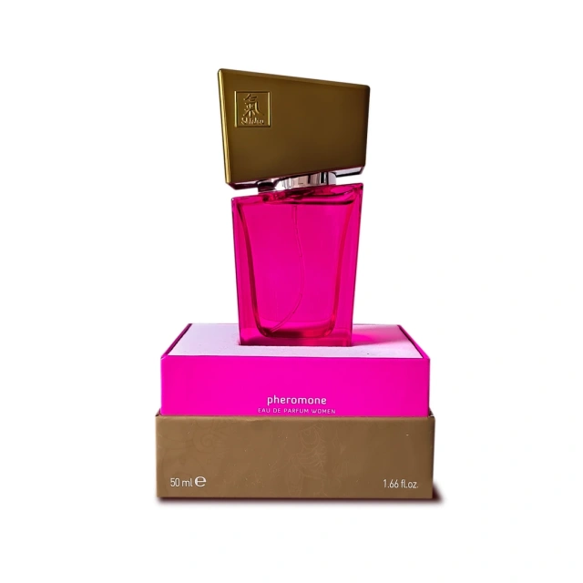 Духи для женщин с феромонами Shiatsu Pheromone Fragrance Women Pink, 50 мл