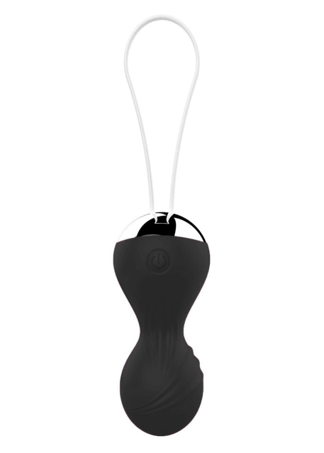 Вагінальні кульки Boss Remote Control Tighten Vibrating Egg, 8 см (чорний)