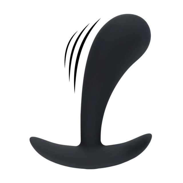 Стимулятор простаты Levelz Vibrating M, 12.5 см (черный)