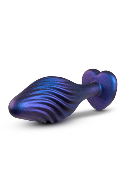 Blush Anal Adventures Matrix Swirling Bling Plug - Korek analny, Fioletowy, 11.4 cm