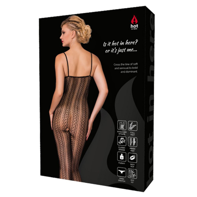 Hot in Here Cross The Line - Bodystocking, S/M/L
