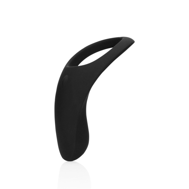 Віброкільце Loveline Pointed, 11 см (чорний)