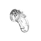 ManCage 01 Chastity Cage - Pas cnoty dla mężczyzn, Przezroczysty, 9 cm