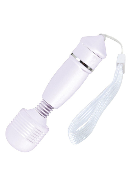Mini wibrator Candy Pie, 10.5 cm (biały)