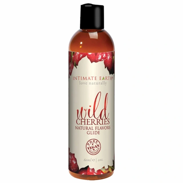Intimate Earth Wild Cherries - Lubrykant na bazie wody, Wiśnia, 60 ml