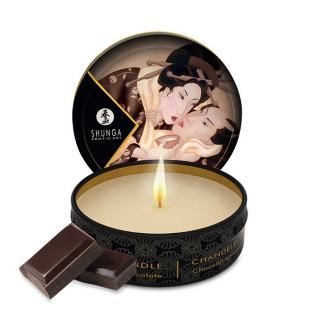 Масажна свічка Shunga Massage Candle шоколад, 30 мл