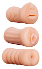 Набор мастурбаторов NMC XXX To-Go 3 in 1, 3 шт (телесный)
