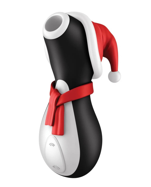 Вакуумный стимулятор клитора Satisfyer Penguin Holiday Edition (черный)