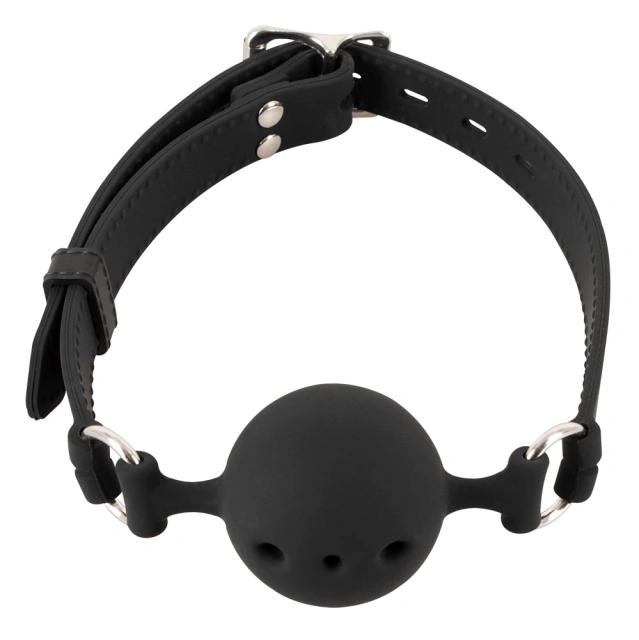 Bad Kitty Naughty Toys Gag M - Knebel z kulką, Czarny