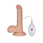 Вибратор Lovetoy The Ultra Soft Dude 7.5", 18 см (телесный)