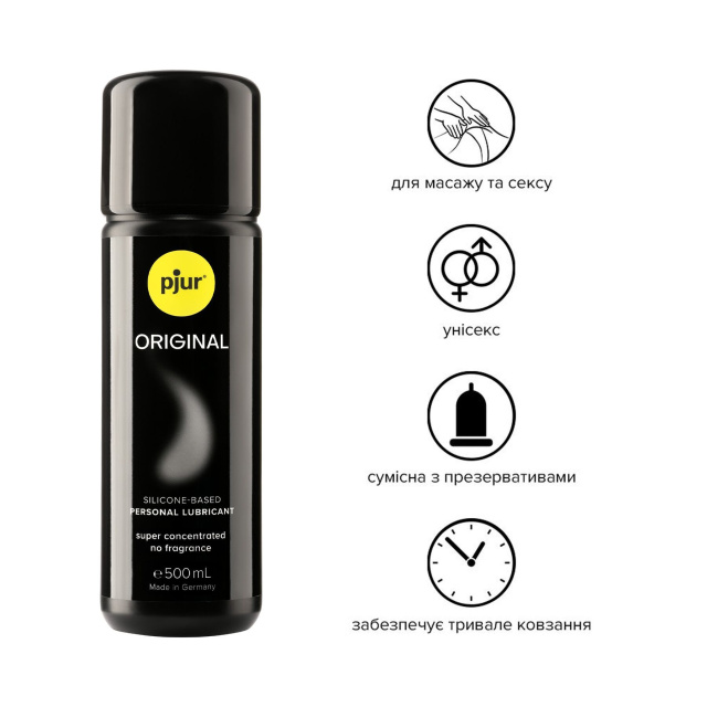 pjur Original - Lubrykant na bazie silikonu, 500 ml