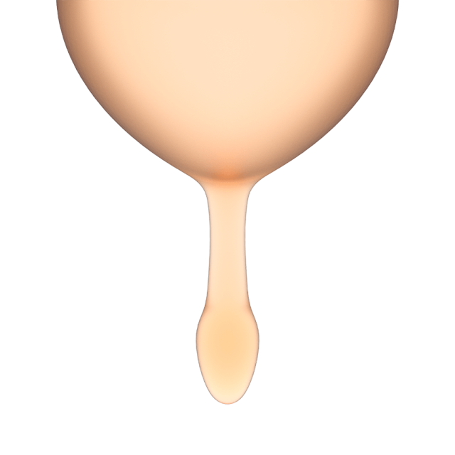 Kubeczki menstruacyjne Satisfyer Feel Good, 2 sztuki (pomarańczowy)