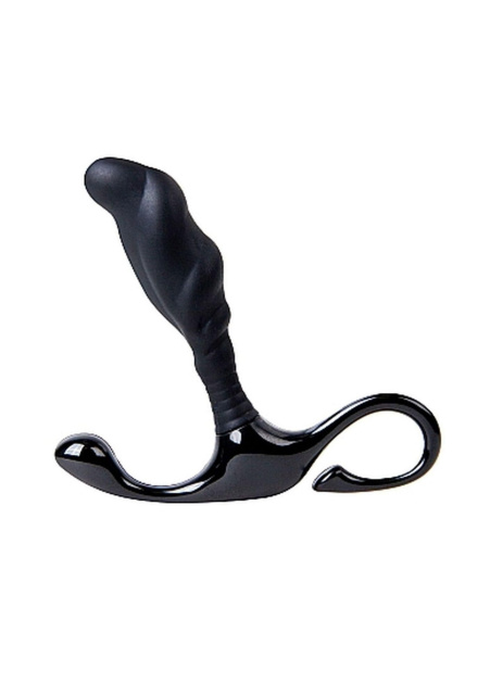 ShotsToys - Stymulator prostaty, Czarny, 10.2 cm