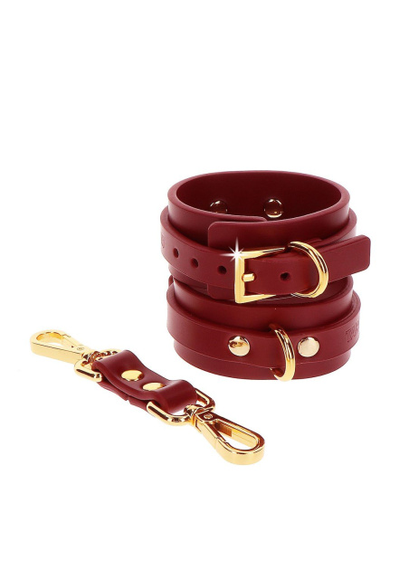 Taboom Ankle Cuffs - Kajdanki na nogi, Czerwony, 35, 5 cm