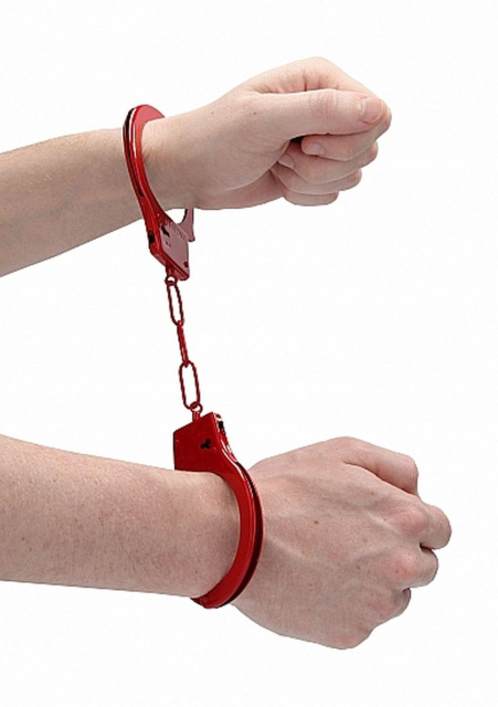 Наручники Ouch! Beginner's Handcuffs (червоний)