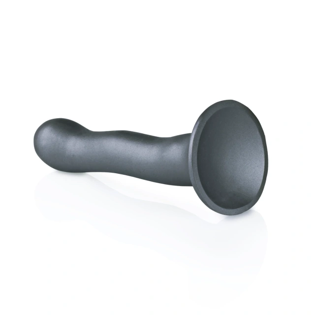 Фалоімітатор Ouch! Curvy G-Spot Dildo 7'', 17 cm (сірий)