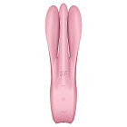 Вибратор для клитора Satisfyer Threesome 1, 14 см (розовый)