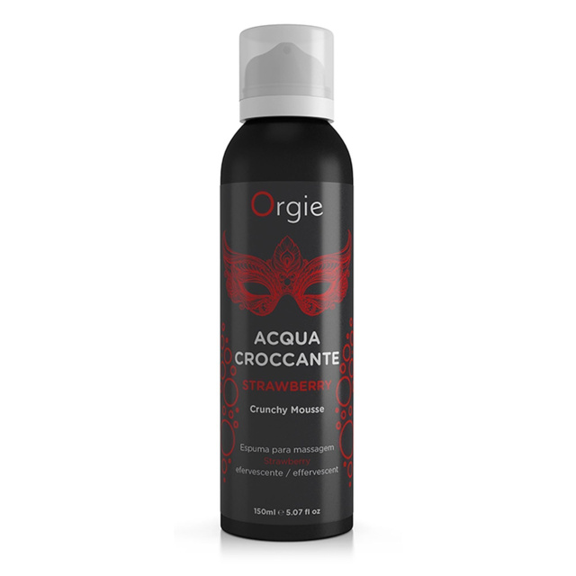 Масажна піна Orgie Acqua Croccante полуниця, 100 мл