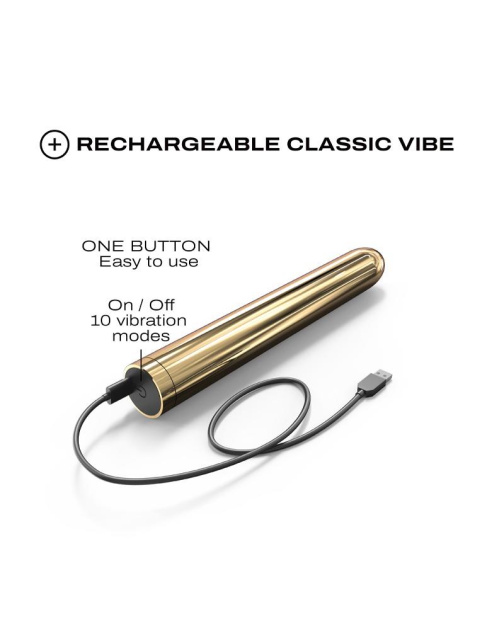 Dorcel Golden Boy 2.0 - Wibrator, Złoto, 19 cm