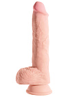 Фаллоимитатор King Cock With Balls 10 Inch, 25,4 см (телесный)