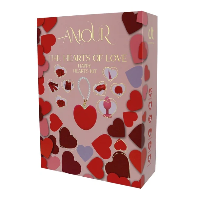 Набір Amour The Hearts of Love Happy Hearts Kit, 10 шт (червоний)