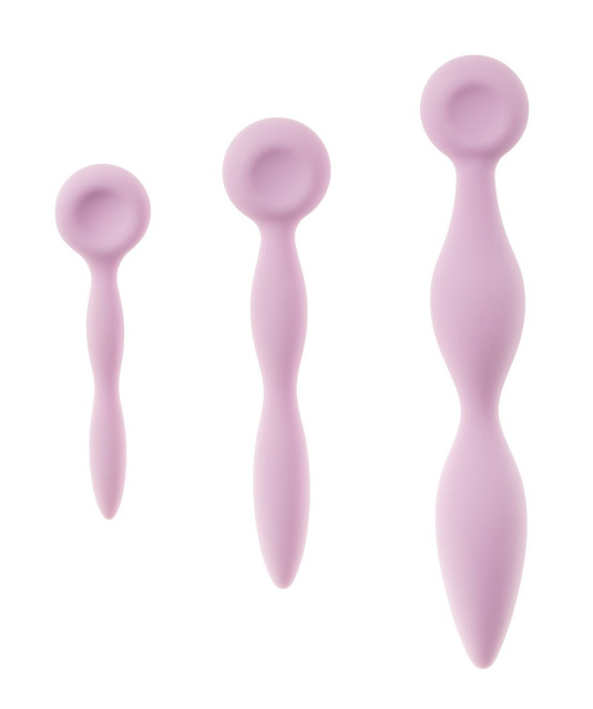 Zestaw trenerów dopochwowych Femintimate Intimrelax, 3 szt (różowy)