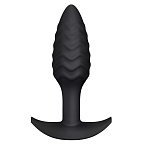 Анальна пробка Dorcel Wavy Plug, 10,6 см (чорний)