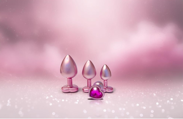 Dream Toys Gleaming Love Pearl Pink Plug - Korek analny, Różowy, 8.3 cm, M
