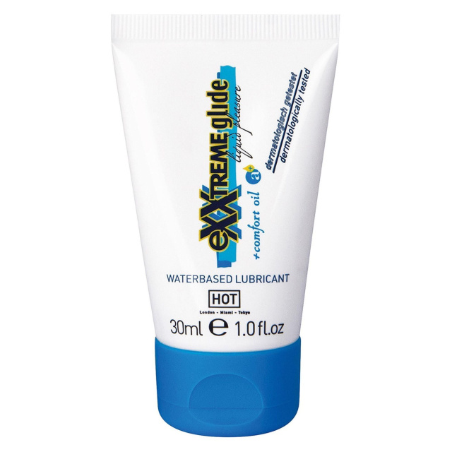 Hot Exxtreme Glide - Lubrykant analny na bazie wody, 30 ml