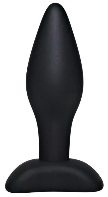 Black Velvets Small Plug - Korek analny, Czarny, 9 cm