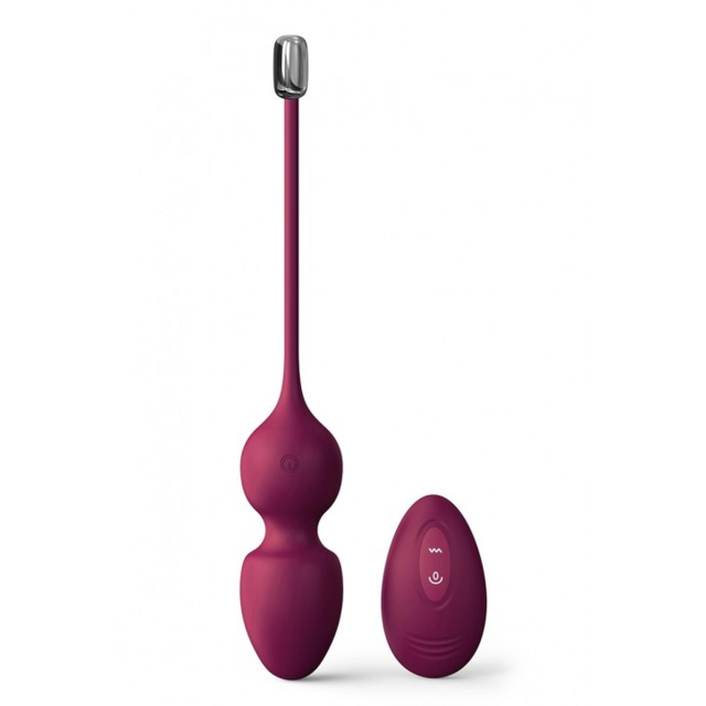 Вагінальні кульки Dorcel Love Balls, 22 см (сливовий)