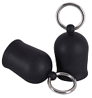 Black Velvets Nippel Sucker - Pompki do sutek, Czarny, 4 cm