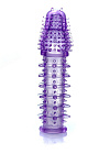 Насадка на пеніс Boss Series Stymulator Penis Sleeve, 13,5 см (фіолетовий)