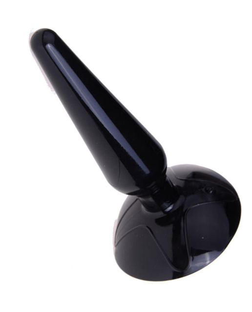 Power Escorts Anal Plug 01 - Korek analny, Czarny, 11 cm