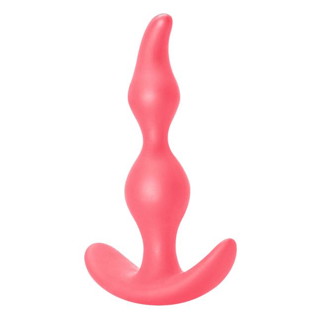 Lola Games Bent Anal Plug - Korek analny, Różowy, 13 cm