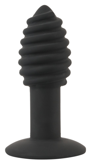 Orion Twist plug - Korek analny z wibracjami, Czarny, 10, 7 cm
