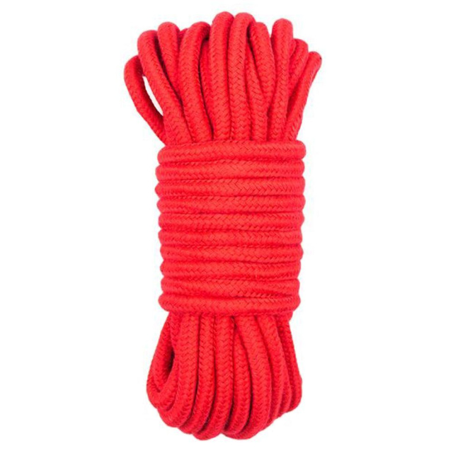 LATETOBED Line Rope Red - Lina do bondage, Czerwony