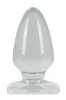 Crystal Crystal Clear Big Plug - Korek analny, Przezroczysty, 13 cm