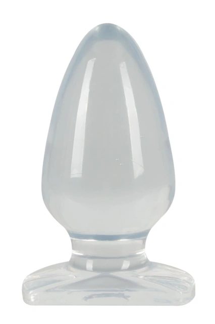 Crystal Crystal Clear Big Plug - Korek analny, Przezroczysty, 13 cm