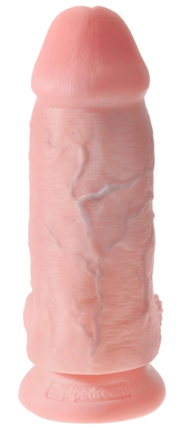 Фаллоимитатор King Cock Chubby Light, 24.5 см (телесный)